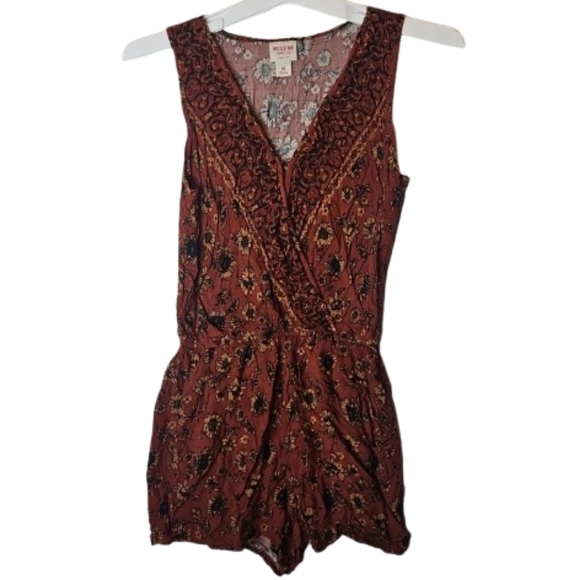 🎁 Mossimo supply co Pants And Jumpsuits Junio Summer Romper  With Pockets  XS. - Picture 1 of 15